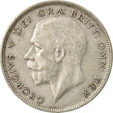 #548951 Coin, Great Britain, George V, 1/2 Crown, 1928, VF(30-35), Silver, KM: