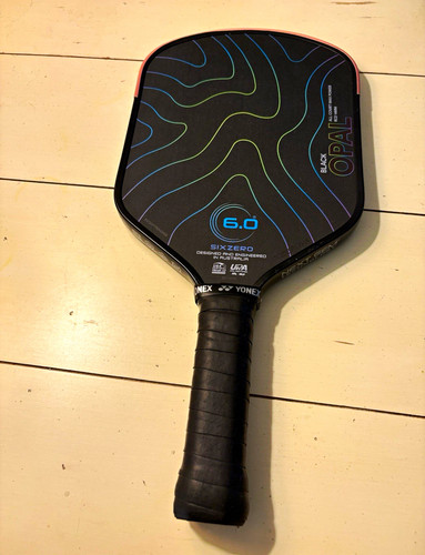 SixZero 6.0 Black Opal Pickleball Paddle, Handful Of Times