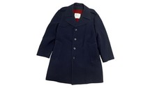 Vintage London Fog Trench Coat Mens 40 Blue Maincoats Belted Lined Winter