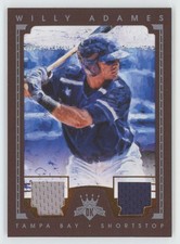 Willy Adames 2016 Donruss Diamond Kings /49 Dual Relic #DKM-WA Durham Bulls