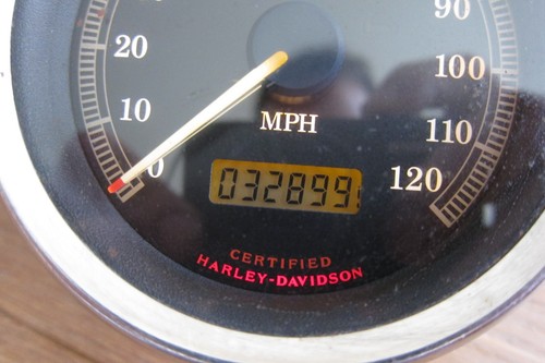 1999-2003 OEM Harley Davidson Dyna Sportster Speedometer 32,899 Miles 67403-99A - Picture 2 of 8