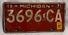 1971 Michigan License Plate - 1972 Tab - 99 cent sale — photo 1