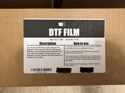 DTF FILM 14.5'' x 328' Roll 