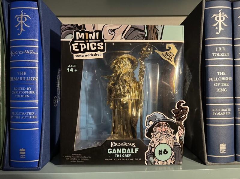 Weta Mini Epics Gold Gandalf The Grey SDCC Exclusive 2018 Lord Rings 1 Of 100!!