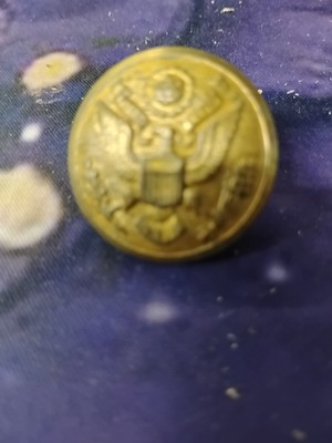 #ad 1910s Antique world war I metal button Rex products corp New Rochelle NY $29.99