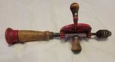 Vintage Manual Hand Drill Rustic Egg Beater Style Made In USA