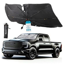Car Windshield Sun Shade Umbrella - Foldable Cover UV Block for Front Window,