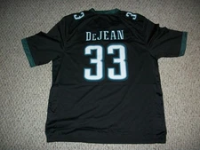COOPER DeJEAN Unsigned Custom Philadelphia Sewn Football Jersey Sz S-3XL Blk/Grn