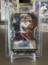 2020 Panini Prizm ANTONIO GANDY-GOLDEN RC Rookie Autographs Prizm No Huddle