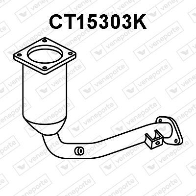 Catalyseur Citroën C2 C3 Pluriel en acier inoxydable haute durabilité