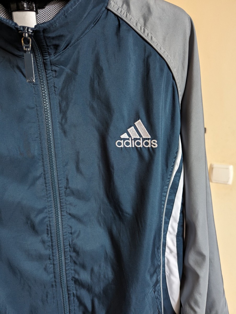 ☆【アディダス】adidas 90's vintage track jaket Adidas Vintage Jacket With Zipped Track-Top 80s 90s Blue