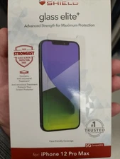 ZAGG InvisibleShield Glass Elite+ Screen Protector Apple iPhone 12 Pro Max 6.7"