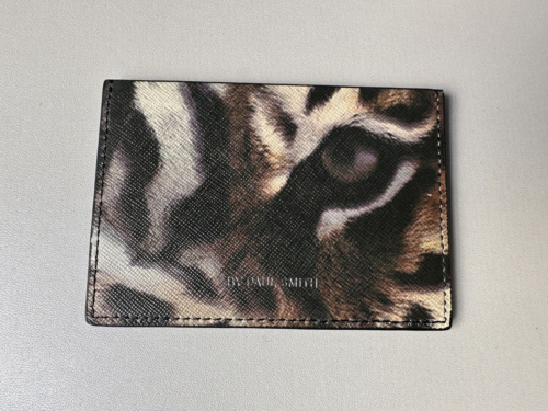 Paul Smith Cardholder Wallet Black leather tiger eye - Afbeelding 1 van 9