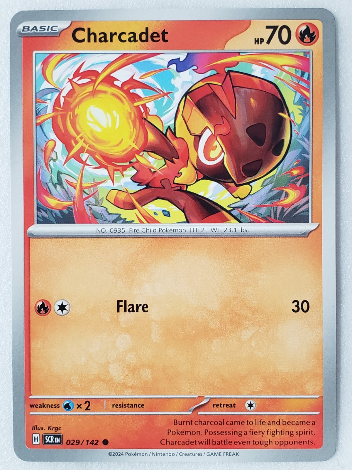 Charcadet 029/142 NM / M - Stellar Crown Pokemon Card - $2 Combined Shipping