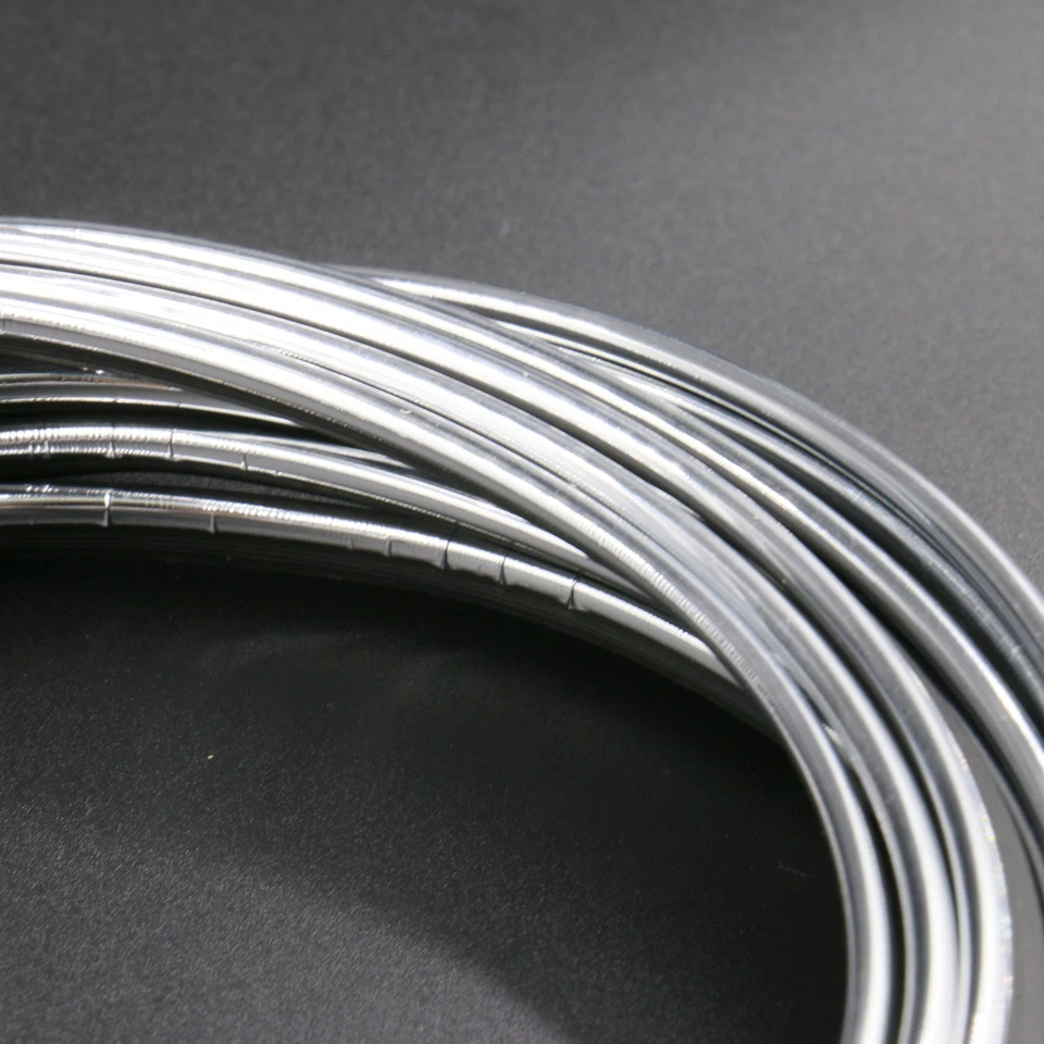 Universal 5M Silver Car Styling Moulding Decor Filler Strip Interior Exterior - Imagem 2 de 4