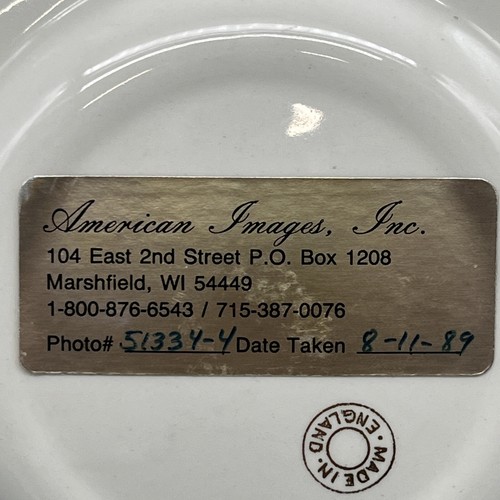 American Images Photo Decorative 7" Plate 1989 - Picture 4 of 4