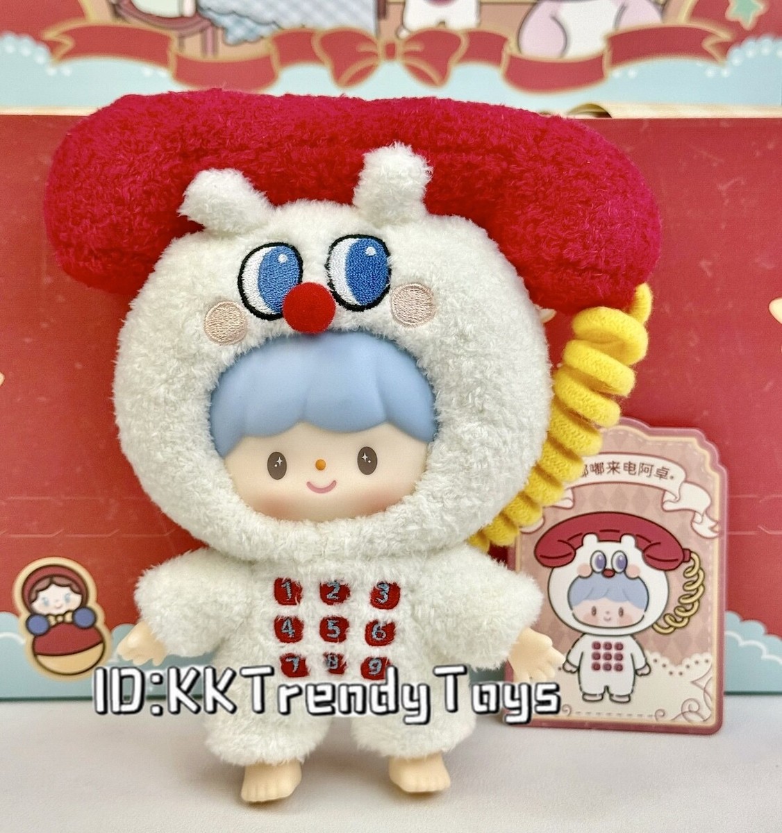 F.UN zZoton Retro toys Series PVC Plush Blind Box Figure