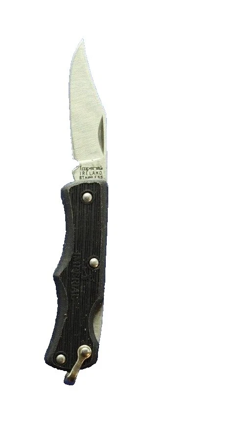 Navaja NEGRA Imperial cuchillos plegables Vintage de colección