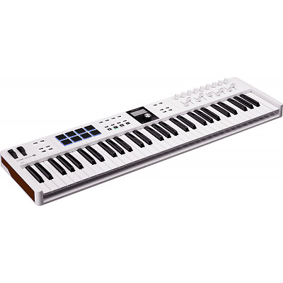 Arturia Keylab Essential 3 61-Tasten Midi Keyboard Controller, weiß