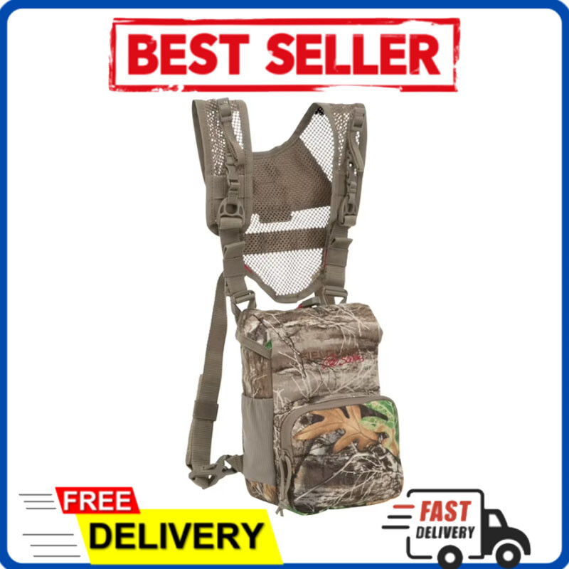 Unisex 2.5L Binocular Bag Realtree Edge Hunting Chest Hydration Pack Gear Pack