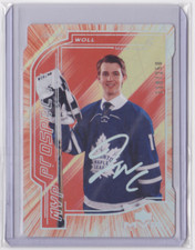 2020-21 UD MVP PROSPECTS COLORS & CONTOURS GOLD 110/250 JOSEPH WOLL #127 LEAFS