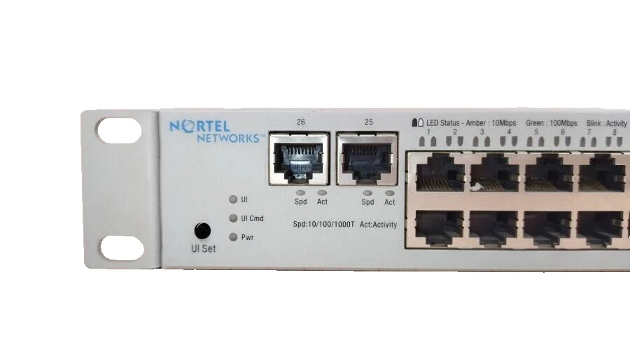 Nortel Networks 325-24T Switch Console 24 Port Ethernet Network Switch - Image 3 of 4