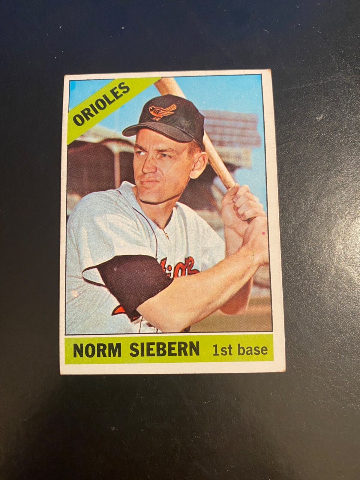 1966 TOPPS BASEBALL #14 NORM SIEBERN!! $1 SHIPPING!!