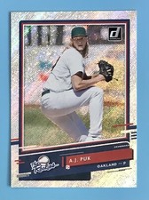 2020 Donruss A.J. Puk The Rookies Rapture #R-5 RC Oakland Athletics Rookie Card