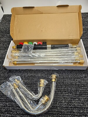 #ad HF 001 GYSQ Stainless Steel Pressure Washer Extension Wand Assembly $32.07