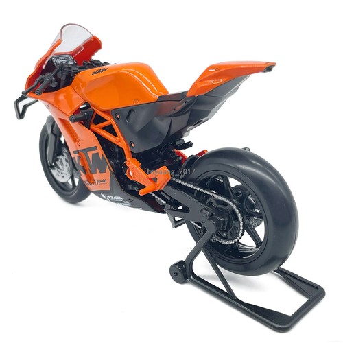 1/12 2024 KTM RC 8C Motorcycle Model Diecast Toy Vehicle Boys Toys Kids Orange - Picture 6 of 7