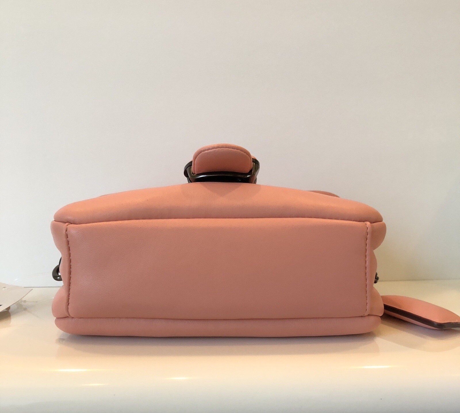 NWT Coach Pillow Tabby Leather Shoulder Bag 18 with 2 straps-Candy Pink (C3880) image 5