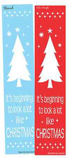 24" Stencil Look Like Christmas Tree Snowflake Star Country Holiday Skinny Signs