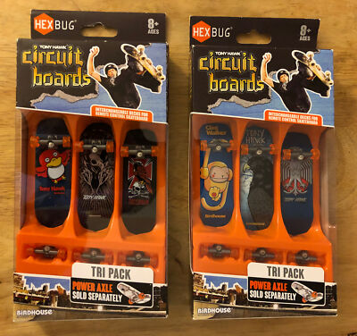 New Hexbug Tony Hawk Birdhouse Circuit Boards Tri-Pack Lot of 2 NEW Skateboards