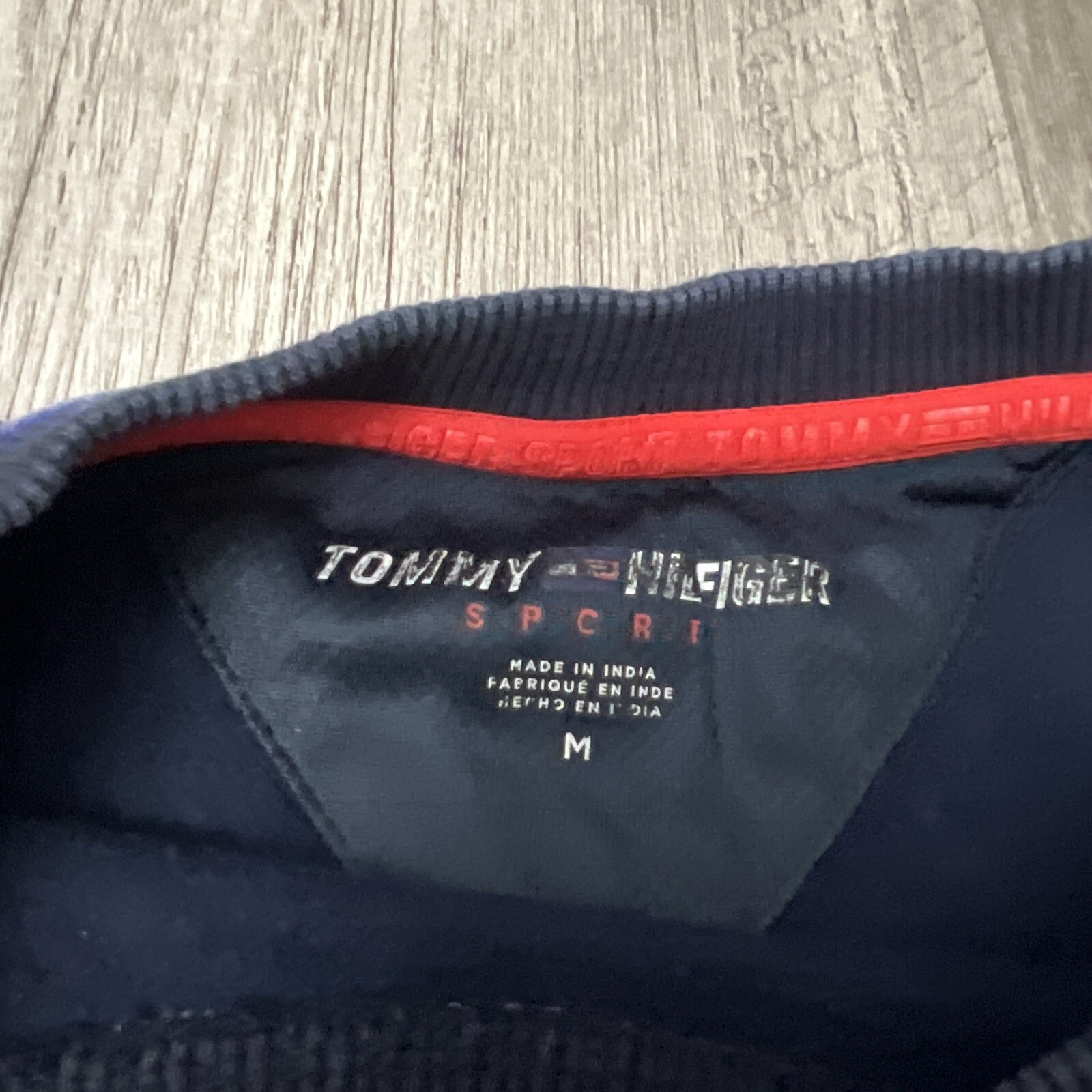 Tommy Hilfiger Men's Wear Out Essential Logo Fleece Pullover Navy image 2