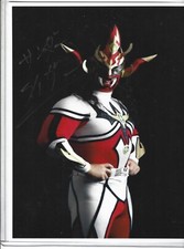 **PLEASE READ** MBO    Jushin Thunder Liger  Signed Wrestling Photo /COA