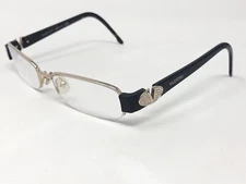 VALENTINO V5724 Eyeglasses Frame Italy Half Rimless 52-17-130 Gold/Tortoise RW81