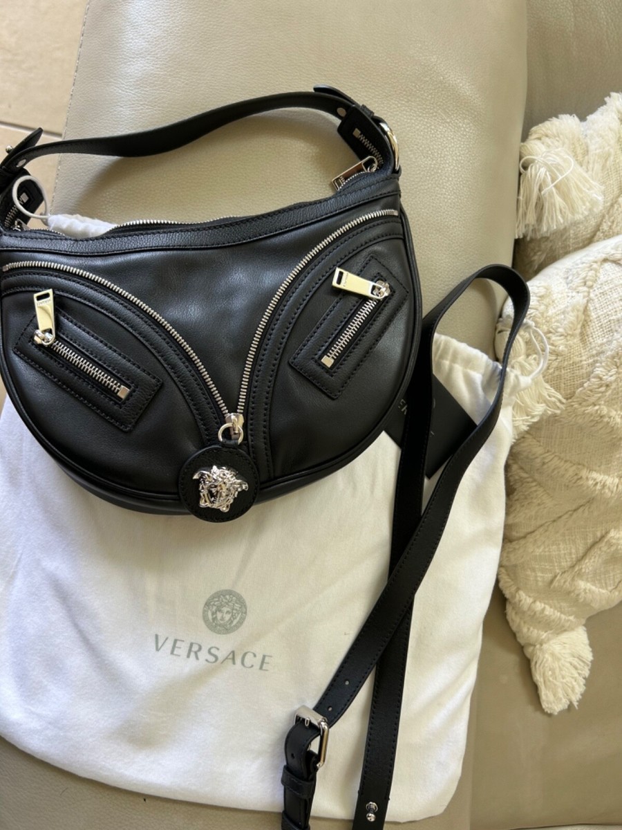 ★人気★【VERSACE】SMALL HOBO BAG VERSACE Repeat small Hobo Bag | eBay