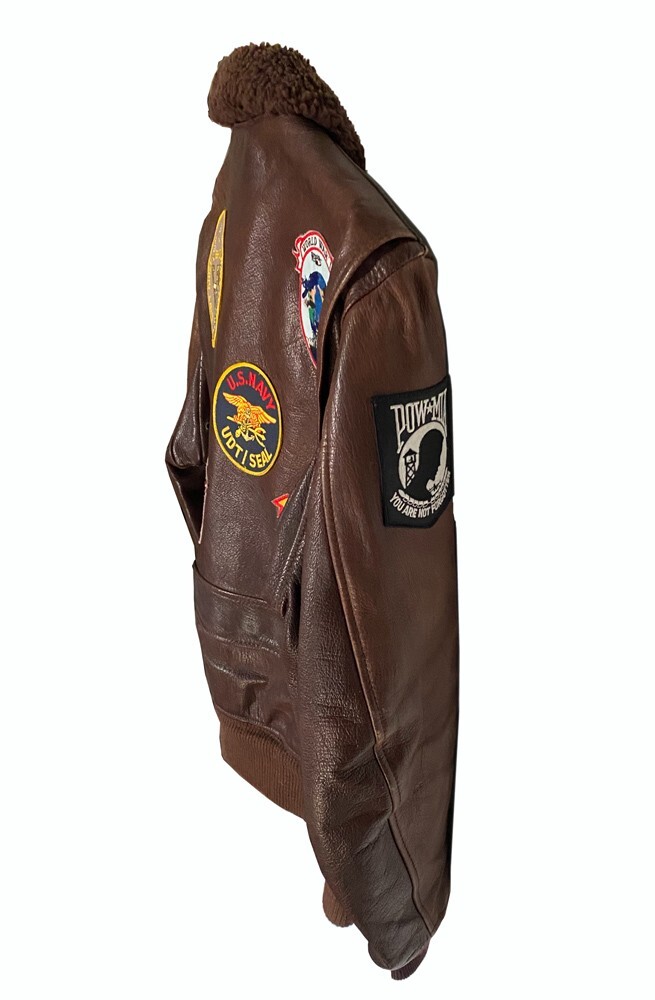 【本革】type G-１（L）AVIREX LTD Vintage Avirex Type G-1 Jacket U.S Navy Leather Jacket with