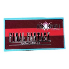 Sony PlayStation 1 PS1 Final Fantasy 1  2 I II Vintage VTG Memory Card Sticker