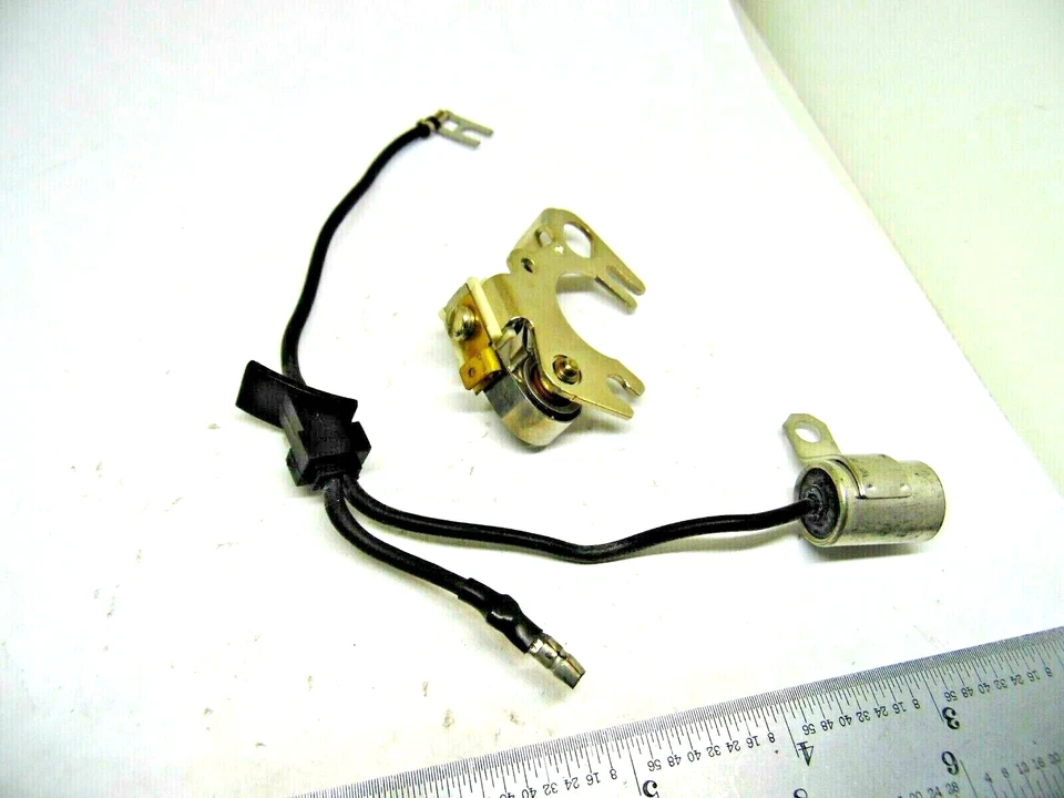 PUNTOS Y CONDENSADOR PARA 1976 1977 DODGE COLT PLYMOUTH ARROW sin eje de equilibrio Foto 3 de 4