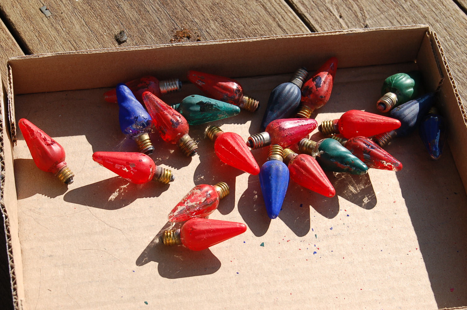 Vintage 40's General Electric C6 Christmas Bulbs Lot of 21 eBay