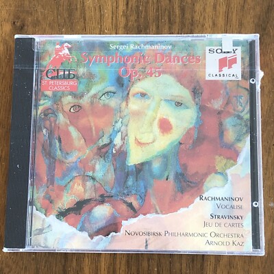 Rachmaninov: Symphonic Dances / Stravinsky: Jeu de cartes by Kaz (CD, 1994) NEW*