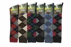 3 Pairs MENS GOLF SOCKS GOLFING ARGYLE DIAMOND LONG HALF HOSE KNEE HIGH SOCKS