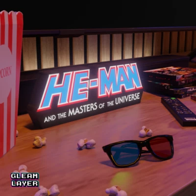 He-Man and Masters of the Universe Led Light Sign