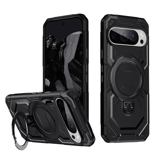 For Google Pixel 9 Pro XL/9Pro/9 Mag Safe Rotatable Ring Stand Shockproof Case - Picture 3 of 50