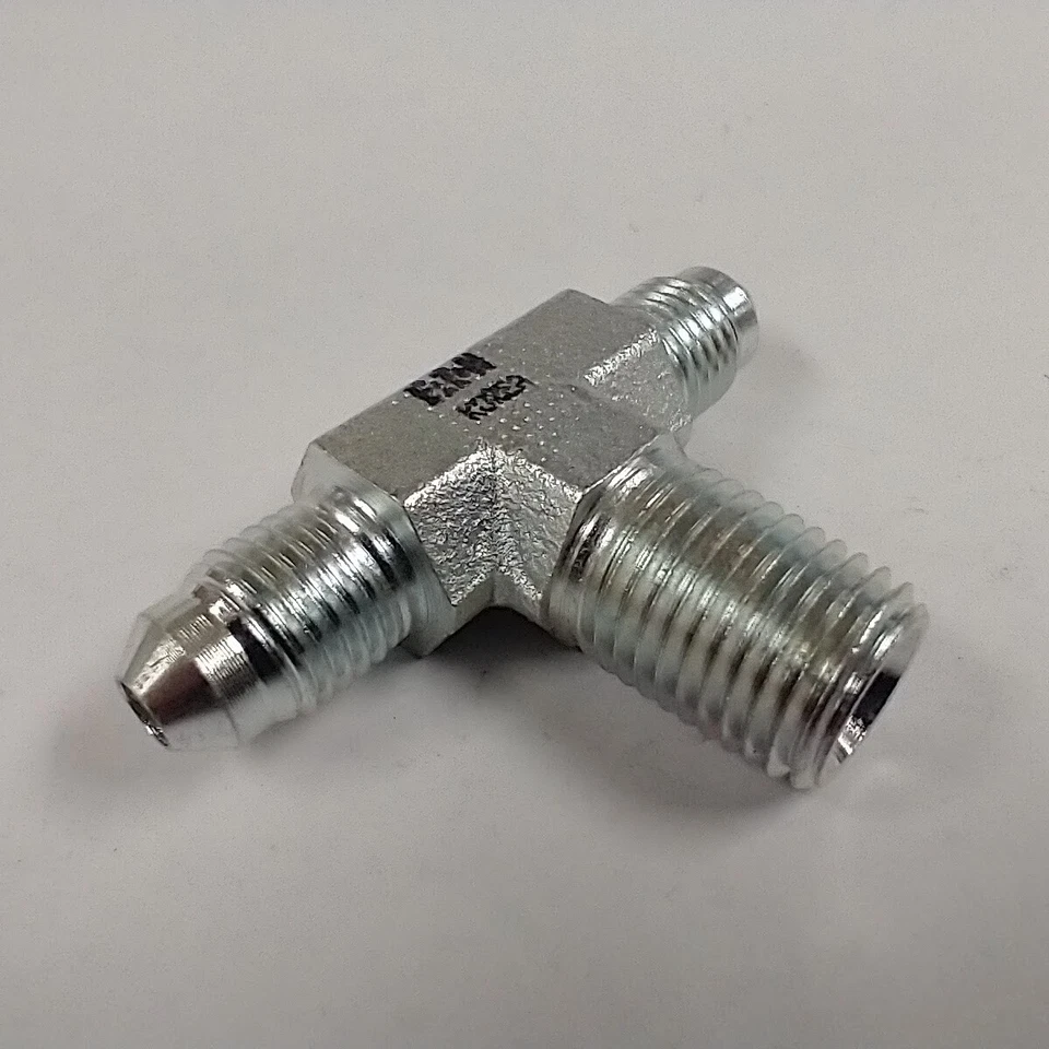 EATON 2601-04-04-04 1/4" JIC TO 1/4" JIC TO 1/4" NPT STEEL TEES (LOT OF 5) - Image 2 of 2