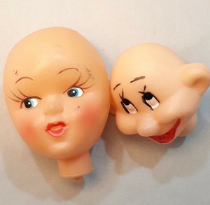 elf doll heads for crafts