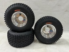 Honda Atc 70 Dwt Front And Rear Wheels Rims Sunf A012 Trails Xc Tires 18