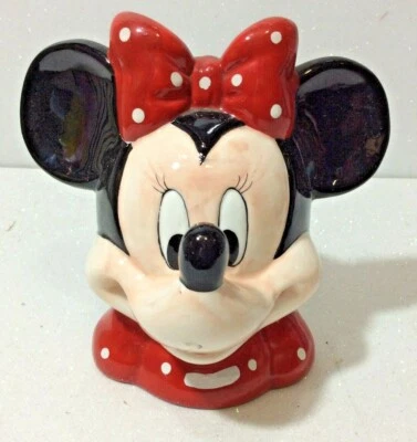 DISNEY MINNIE MOUSE PORTASPAZZOLINI CERAMICA 3D CERAMIC TOOTHBRUSH HOLDER - Photo 1/4