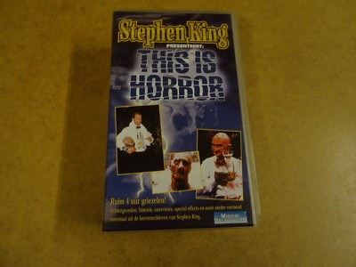 VHS 2-VIDEO CASSETTE / THIS IS HORROR - STEPHEN KING PRESENTEERT